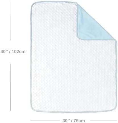 CREVENT Minky Baby Blanket for Girls Boys, Soft Plush Receiving Blanket for - Image 3