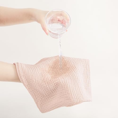 Susurration Muslin Burp Cloths 24x24 Inches Ultra Soft 100% Cotton | 4 Pack - Image 6