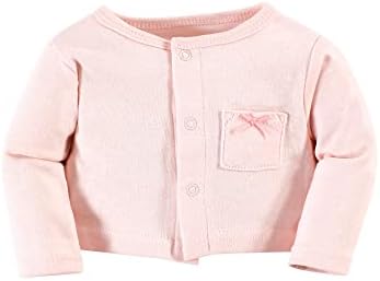 Hudson Baby Infant and Toddler Girls Cotton Dress and Cardigan Set - Image 5