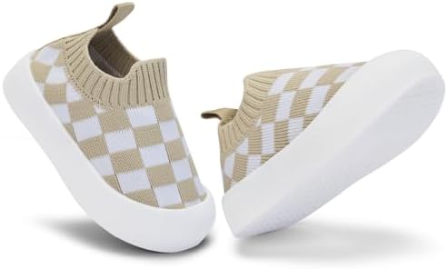 BACSAC Baby Toddler Unisex Infant Shoes Boys Girls Beige Mesh Breathable - Image 5