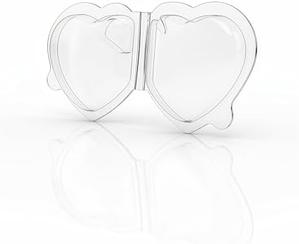 32-Pack Beanie Baby Tag Protectors – Clear Plastic Heart Tag Covers by Unknown
