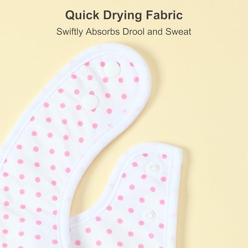 Waterproof Baby Bibs for Boys & Girls Soft and Absorbent Bandana Drool Bibs Set - Image 3