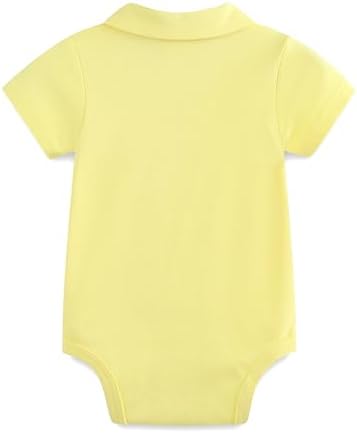 Baby Girl Collared Onsie Polo Bodysuit Boy Cotton Romper Short Sleeve 0~24M - Image 2