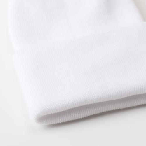 DRESHOW BQUBO 4 Pack Newborn Hospital Hat Infant Baby Hat Cap - Image 5