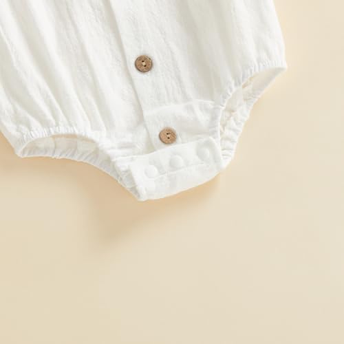 PUHHAPIEY Baby Boy Gentleman Wedding Outfit Dress Romper Suspender Pants | 0 3 - Image 6