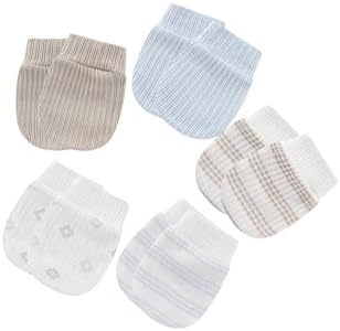 Baby Hats Mittens and Socks Set Soft Cotton Newborn Hat Glove - Image 6