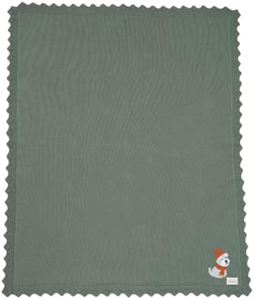 Avibae Cotton Knit Baby Blanket, Soft Cotton Newborn Receiving Swaddling | - Image 3