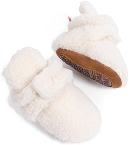 HsdsBebe Unisex Newborn Baby Cotton Booties Non-Slip Sole by HsdsBebe