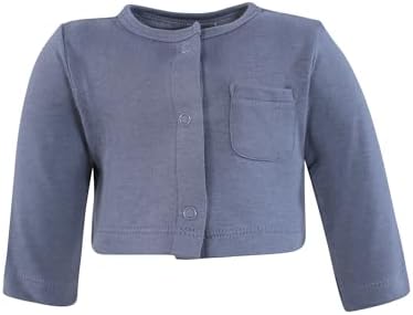 Hudson Baby Infant and Toddler Girls Cotton Dress and Cardigan Set - Image 5