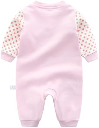 Infant Baby Girl Long Sleeve Romper Cotton Cute Style Newborn Toddler Jumpsuit - Image 2