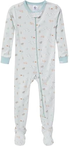 Gerber Baby Boys & Girls 4-Pack Footed Pajamas - Image 4