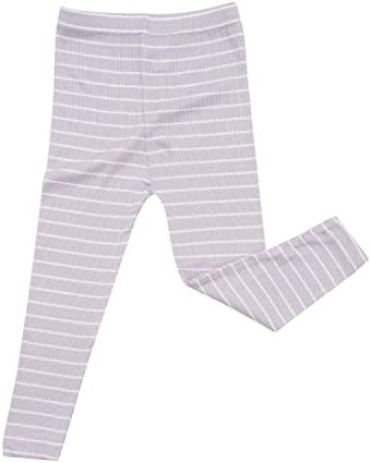 AVAUMA Stripe Pattern Baby Boys Girls Pajama Set Kids Toddler Snug fit Ribbed - Image 4