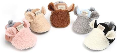 Baby Booties Cozy Fleece Slippers Soft Baby Shoes - Image 4