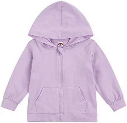 Imcute Baby Zip Up Hoodie, Unisex inflant Toddler Long Sleeve Sweatshirts - Image 3