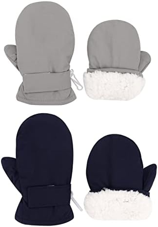 Toddler Gloves Kids Mittens Winter Warm Lined Fleece Gloves Waterproof Snow - Image 2