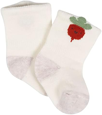 Gerber baby-girls 8-pair Wiggle Proof SockCasual Sock - Image 3