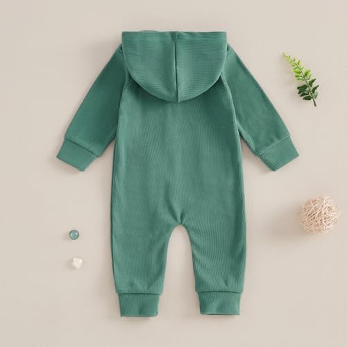 Fall Baby Clothes Newborn Boy Girl Hoodie Romper Long Sleeve Jumpsuit Winter - Image 3
