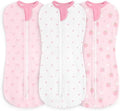 Baby Swaddle 0-2 Months, Cotton Arm-In Zipper Sleep Sack, Wearable Blankets Wrap by SANDJEST