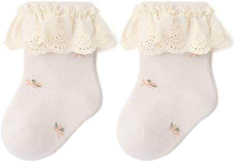 Newborn Baby-girls Socks and Bow Infant Toddler Ankle Socks - Image 5