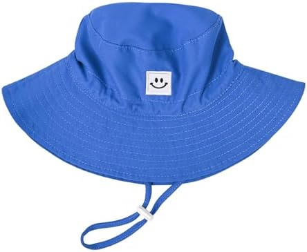 Baby Toddler Sun Hat, Kids Summer UPF 50+ Foldable Beach Bucket Hat by Bucaum