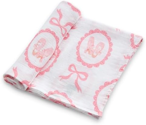 Baby Swaddle Blankets, Bamboo Muslin Receiving Blanket | 1-Pack, Lightweight & by IBESTOPIA
