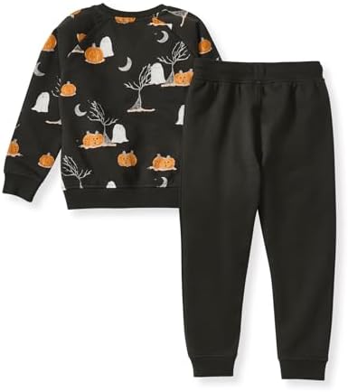 Burt's Bees Baby Boys Shirt and Pant Set, Long Sleeve Top & Bottom Outfit Bundle - Image 2