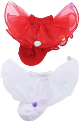 PrinceSasa Little Baby Girl Princess Lace Ruffles Socks Set - Image 2