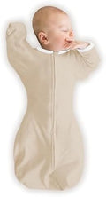 SwaddleDesigns Organic Transitional Swaddle Sack, Arms Up Half-Length Sleeves & by SwaddleDesigns