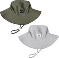 Baby Toddler Sun Hat, Kids Summer UPF 50+ Foldable Beach Bucket Hat by Bucaum