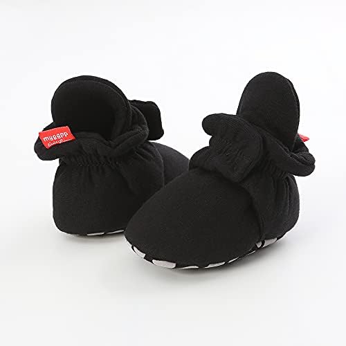 HsdsBebe Unisex Newborn Baby Cotton Booties Non-Slip Sole - Image 4