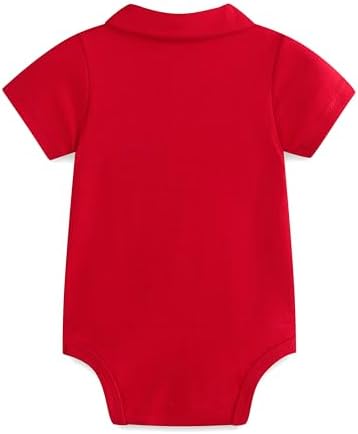 Baby Girl Collared Onsie Polo Bodysuit Boy Cotton Romper Short Sleeve 0~24M - Image 2