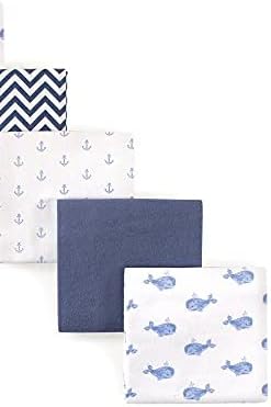 Hudson Baby Unisex Baby Cotton Flannel Receiving Blankets Bundle, One Size - Image 3