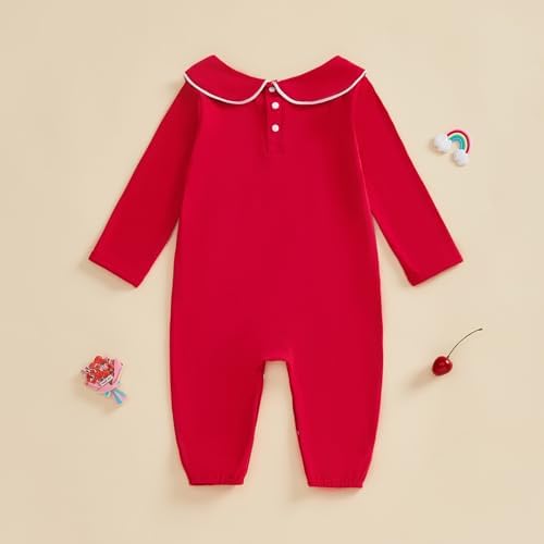 Baby Coming Home Outfit Boy Girl Plain Long Sleeve Romper Jumpsuit - Image 3