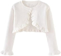Toddler Girls Cardigan Sweater Bolero Shrug Baby Kids Long Sleeve Cropped Dress by Miccina