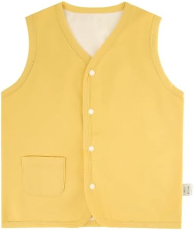 Baby Vest for Girls&Boys, Cotton Reversible Vest Coat for Spring & Autumn - Image 2