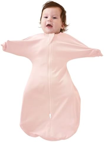 ZIGJOY Swaddle Sleep Sack 6-12 Months, 1.0 Tog Cotton Baby Swaddle Blanket by ZIGJOY
