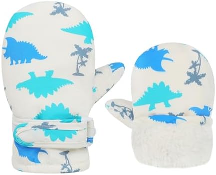 Toddler Gloves Kids Mittens Winter Warm Lined Fleece Gloves Waterproof Snow - Image 3