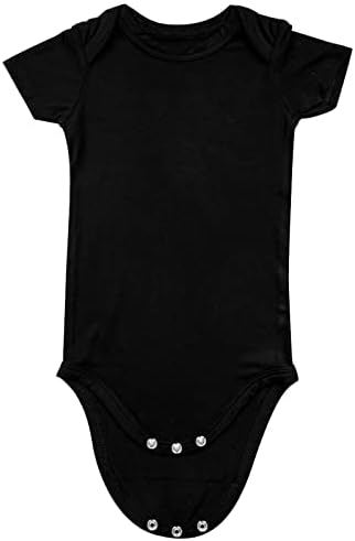 Kids Rayon of Bamboo Pajamas Set Short Sleeve Button Shorts Ages 0-24 - Image 2