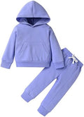 YOUNGER TREE Baby Clothes for Girls Boy Solid Color Hoodie and Sweatpants by YOUNGERTREE