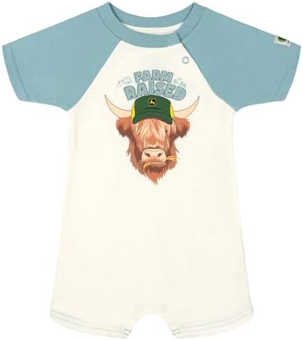 John Deere Baby Boys' One Piece Romper Newborn to Infant by JohnDeere