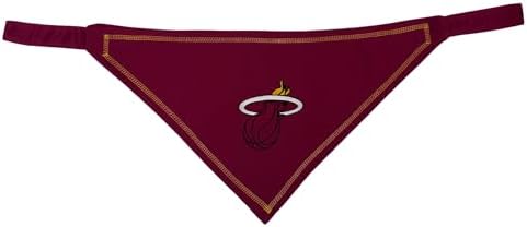 Pets First NBA Miami Heat TIE Bandana, Size Large/X-Large. Dog Bandana Scarf Bib - Image 2