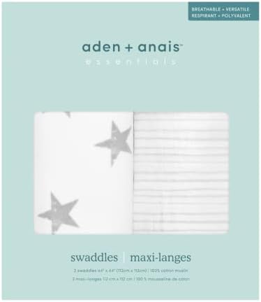 aden + anais Swaddle Blanket, Boutique Muslin Blankets - Image 3
