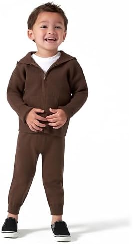 Modern Moments by Gerber Baby & Toddler Hooded Sweater Jacket & Jogger - Image 5