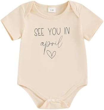 woshilaocai Baby Announcement Bodysuit Pregnancy Reveal by woshilaocai