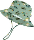 Toddler Bucket Hats UPF 50+ Baby Sun Hat Adjustable Kids Sun Protection Summer by MACOWCF