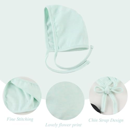 Yuoahcn Newborn Hats for Baby Girls Boys Cotton Beanie Soft Infant Hat - Image 5