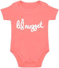 Little Nugget Bodysuit Baby Funny Lil Nugget Baby Bodysuit Chicken Bodysuits by Unknown