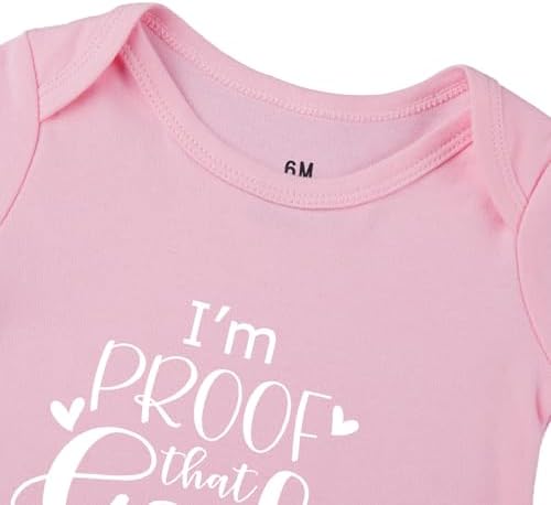 listery I'M Proof That God Answers Prayers Baby Bodysuit Baby Religious Infant - Image 4
