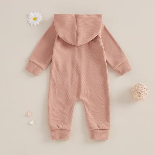 Fall Baby Clothes Newborn Boy Girl Hoodie Romper Long Sleeve Jumpsuit Winter - Image 3