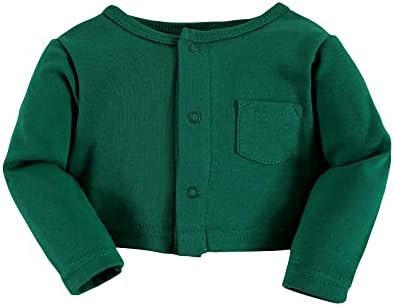 Hudson Baby Infant and Toddler Girls Cotton Dress and Cardigan Set - Image 5